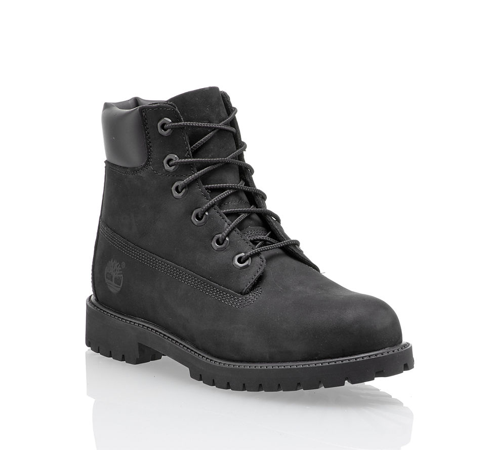 Timberland 6 Inch Premium Damen Schnürboot Schwarz in Timberland 6 Inch Premium Damen Schnürboot Schwarz in